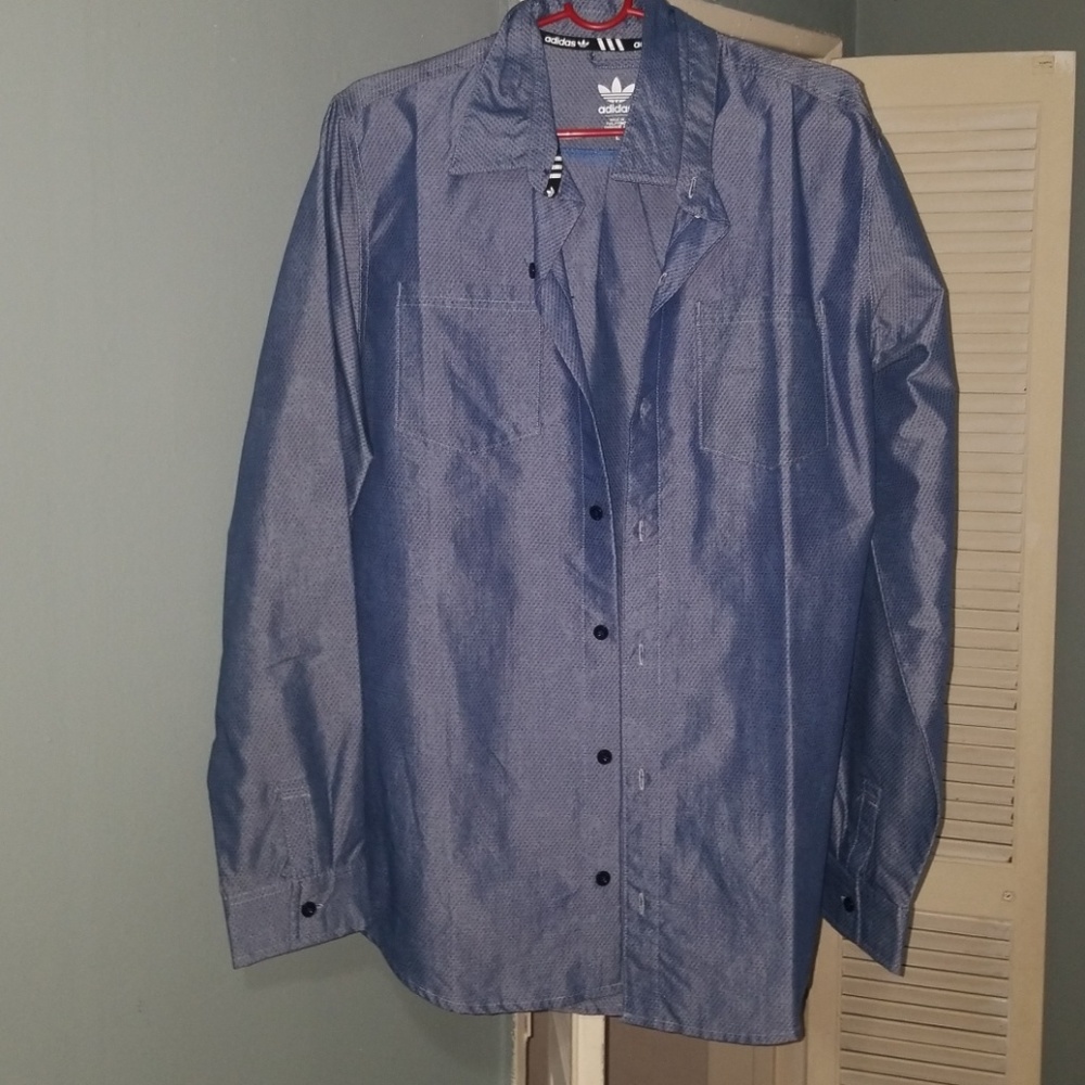 Adidas men's button up